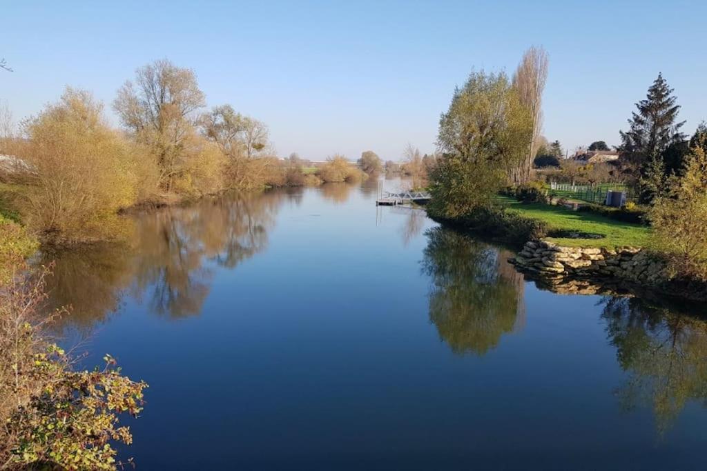Ferme Cosy Et Paisible Au Bord De L'Eure Villa Criquebeuf-sur-Seine Buitenkant foto